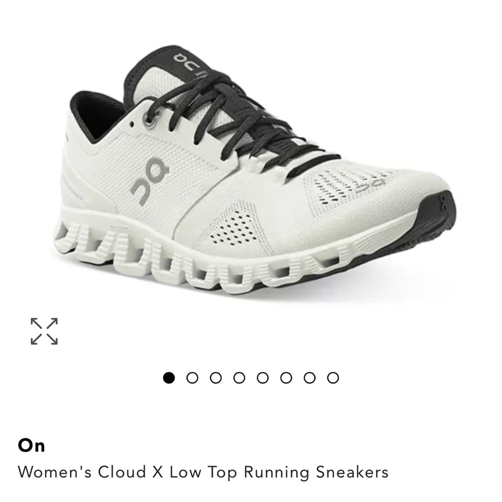 On Running Cloud X Womens White/Black size 10